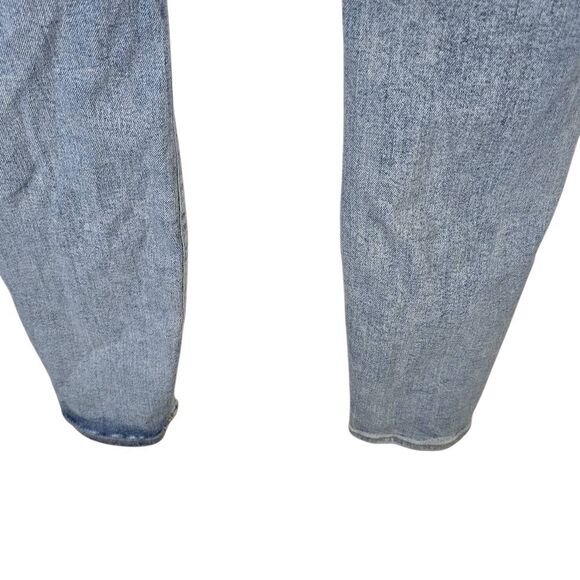 Stylish Blue DistressedHigh Waist h&m Skinny Jeans - Picture 5 of 13